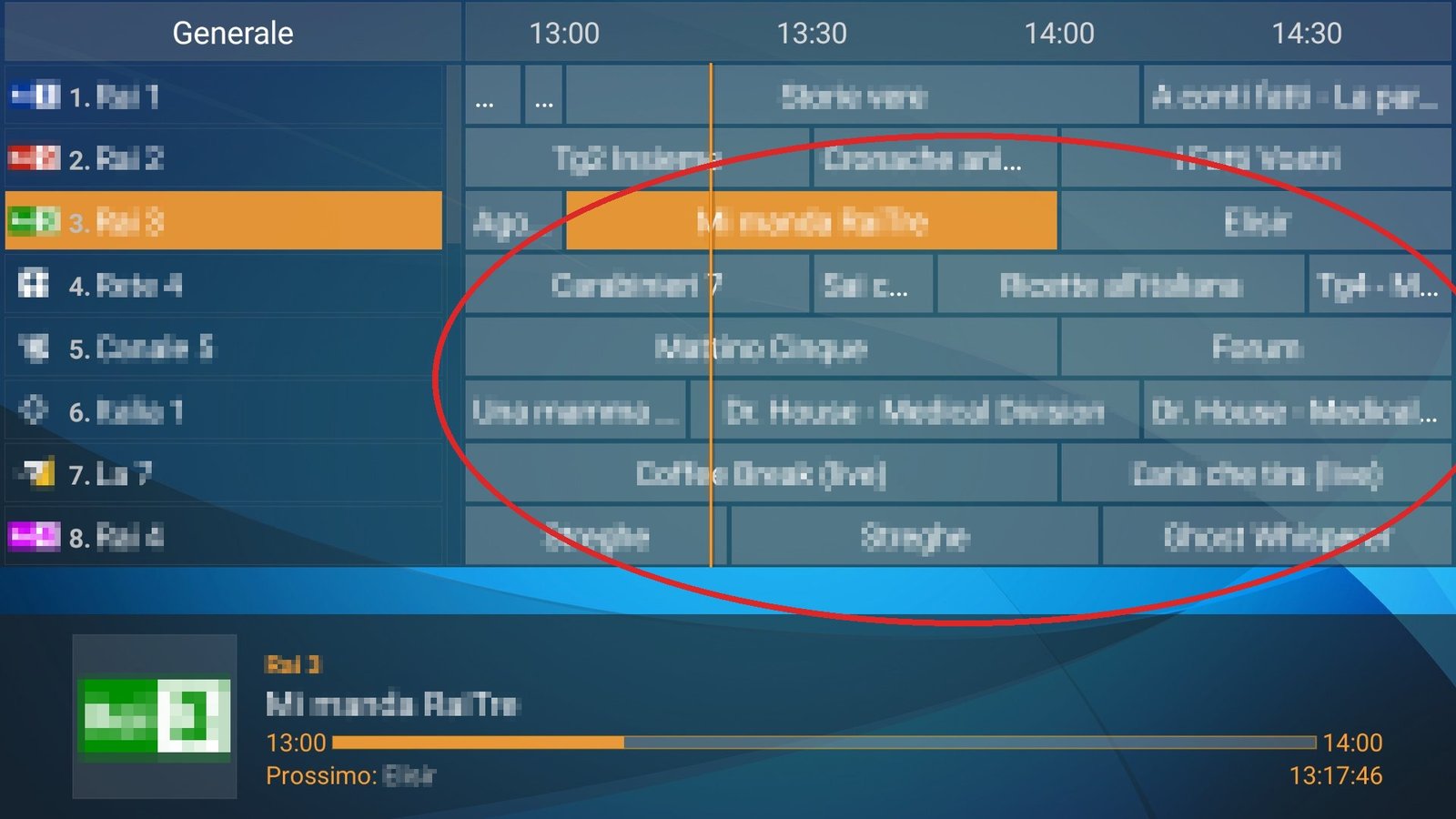 Perfect Player stap 3: de EPG-programmagids.